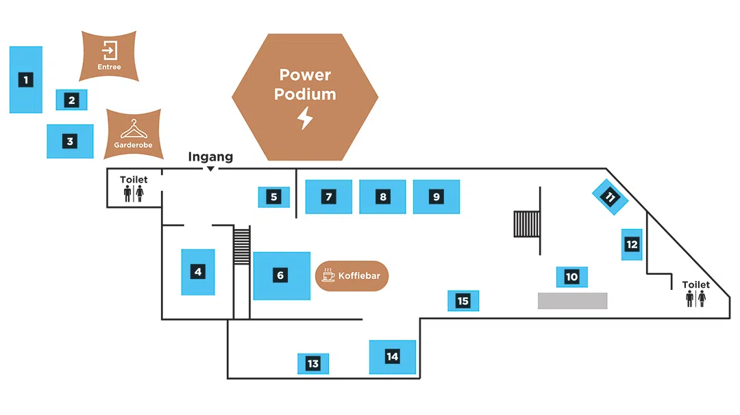 Plattegrond Bright Energy Party 2026